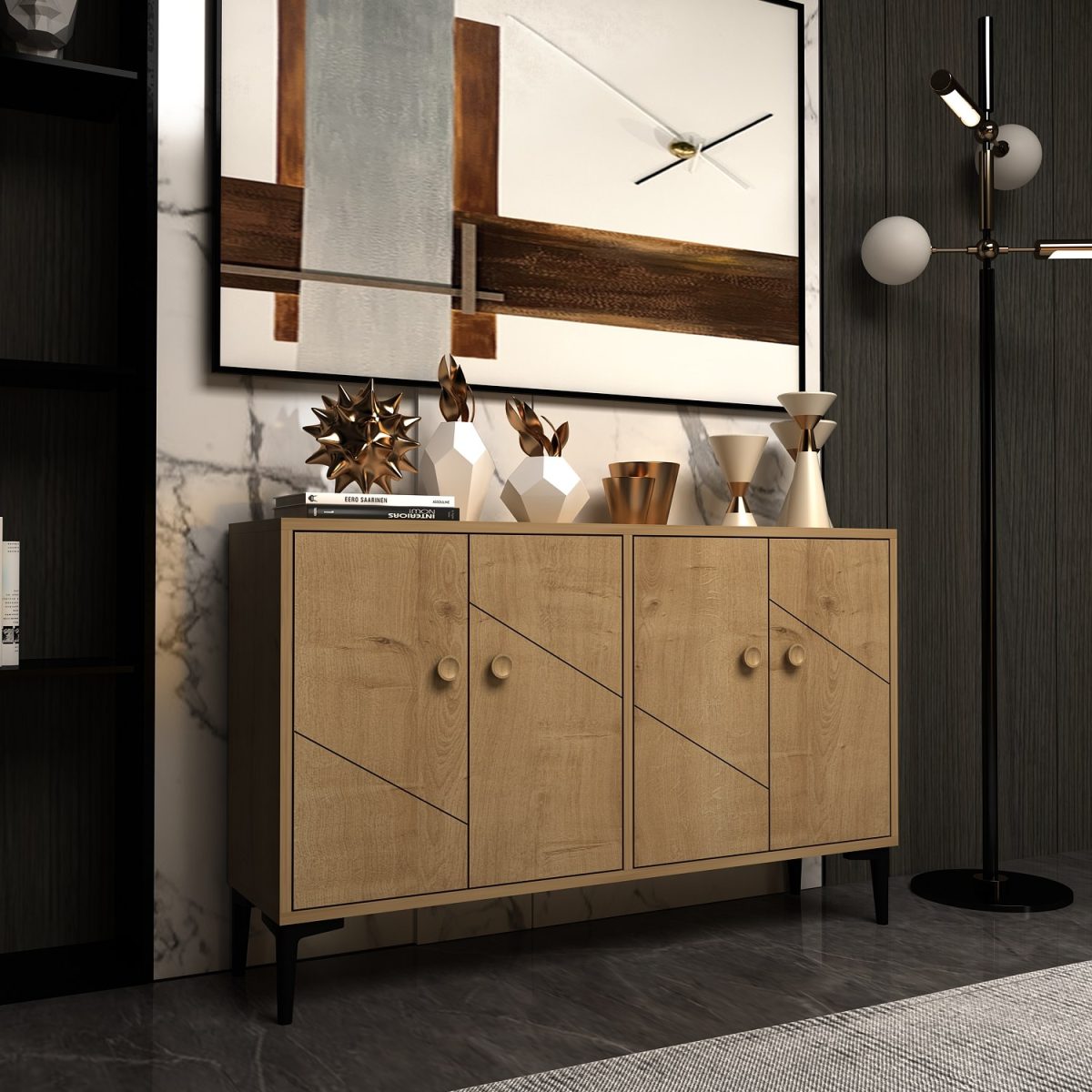 Myria - Sapphire Oak – ТВ комода - Image 3