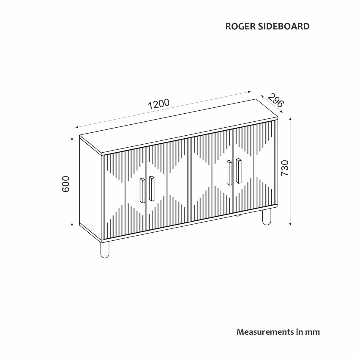 Roger - Saphire Oak – Конзола - Image 7