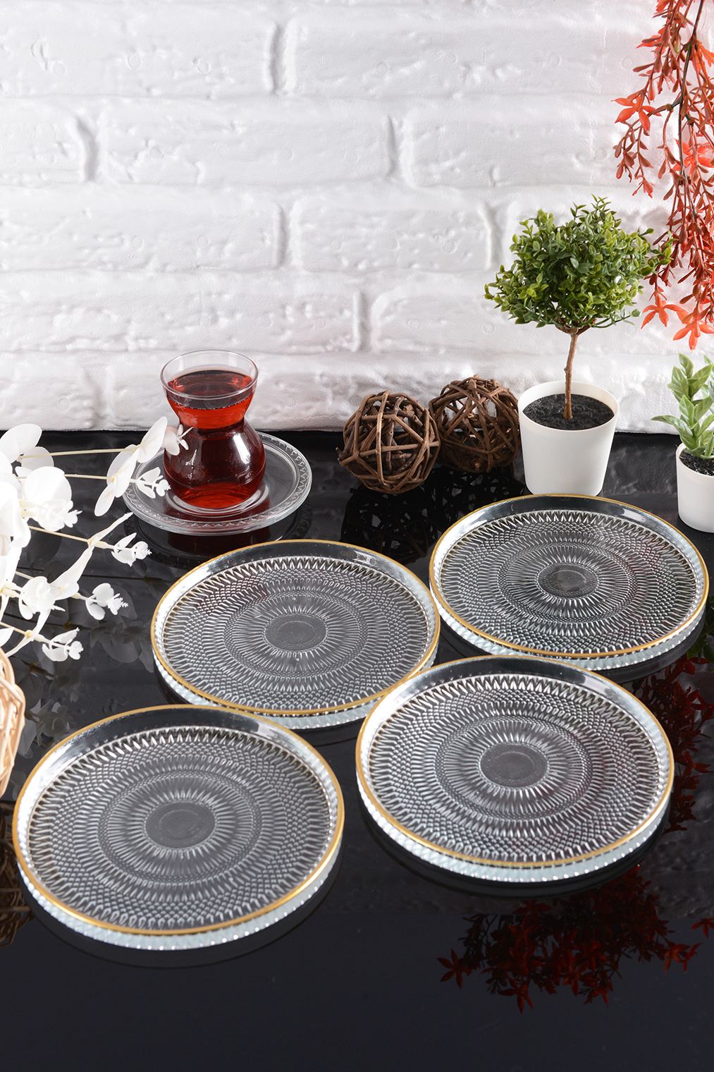 330SBL110520-201.jpg Marsilya 4PTAY – Комплет чинии за десерт (4 парчиња) - Image 1