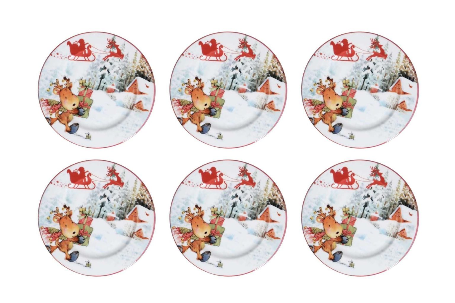 BEV0561 – Комплет чинии за десерт (6 парчиња) - Image 2