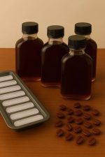 Tu-Sıyah4Lu200Cckahvecam – Сет од стаклени шишиња (5 парчиња)