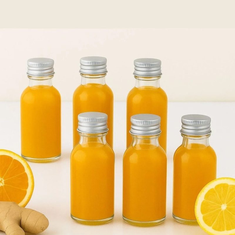 Tu-6Lı100Ccgumuskapak – Сет од стаклени шишиња (6 парчиња)