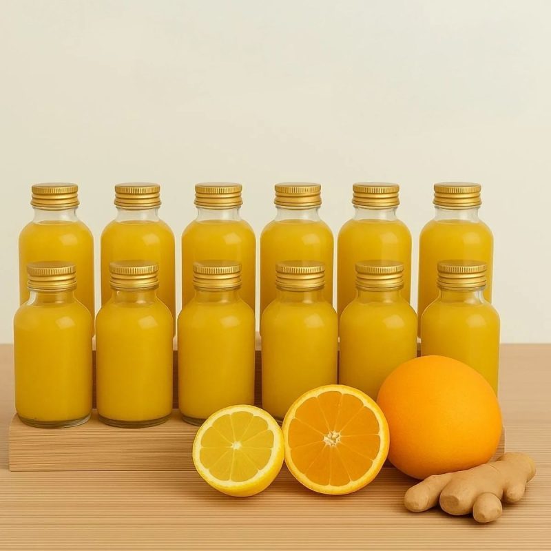 Tu-12Lıgoldkapaklı – Сет од стаклени шишиња (12 парчиња)