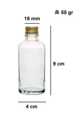 Tu-12Lıgoldkapaklı – Сет од стаклени шишиња (12 парчиња) - Image 5