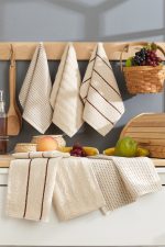 Sofya - Beige – Комплет пешкири за кујна (6 парчиња)