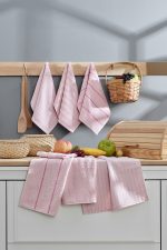 Sofya - Powder – Комплет пешкири за кујна (6 парчиња) - Image 3