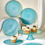Goblen - Turquoise – Комплет чинии за десерт (7 парчиња)
