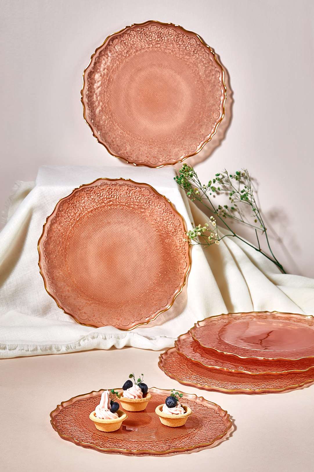 337GLZ111120-201.jpg Goblen - Rose – Комплет чинии за десерт (6 парчиња) - Image 1