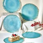 Goblen - Turquoise – Комплет чинии за десерт (6 парчиња)