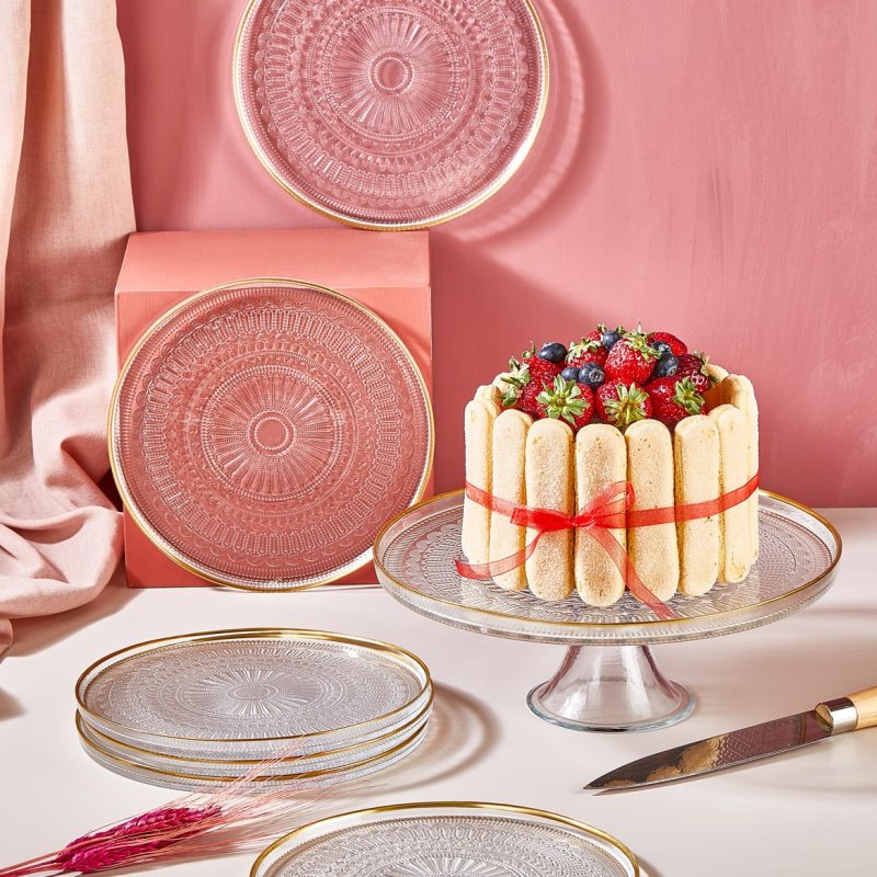 Serenity - Transparent – Комплет чинии за десерт (7 парчиња)