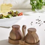 Akasya - Wooden – Дрвен сет на соларници (2 парчиња)