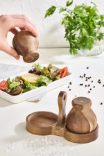 Akasya - Wooden – Дрвен сет на соларници (2 парчиња) - Image 2