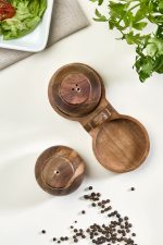 Akasya - Wooden – Дрвен сет на соларници (2 парчиња) - Image 3