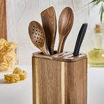 Akasya - Wooden – Сет за одмор со лажица (3 парчиња)