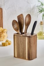 Akasya - Wooden – Сет за одмор со лажица (3 парчиња)