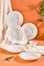 Punti - White – Комплет сервисни чинии (6 парчиња)