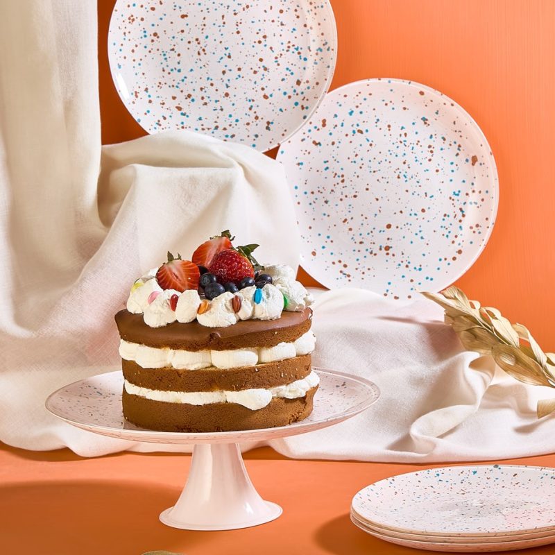 Punti - White – Комплет чинии за десерт (7 парчиња)