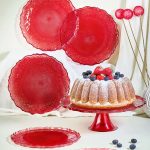 Goblen7 - Red – Комплет чинии за десерт (7 парчиња)