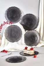 Goblen6 - Black – Комплет чинии за десерт (6 парчиња)