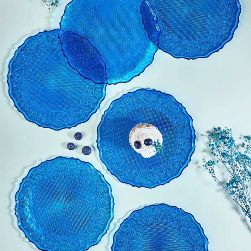 Goblen6 - Blue – Комплет чинии за десерт (6 парчиња)