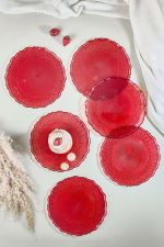 Goblen6 - Red – Комплет чинии за десерт (6 парчиња)