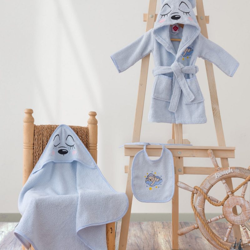 Bear - Blue – Сет за капење за бебиња