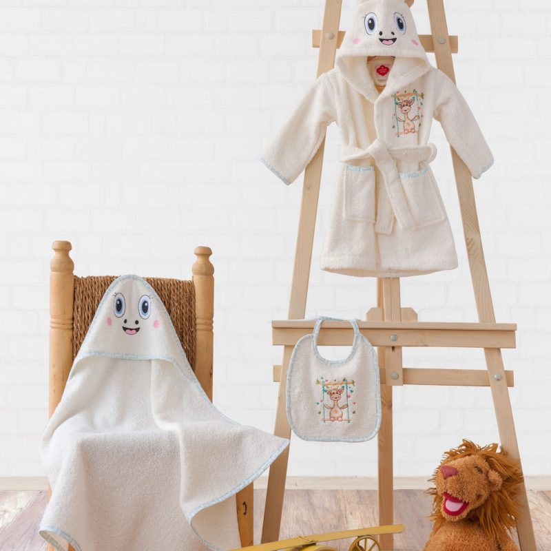 Zürafa - Cream – Сет за капење за бебиња