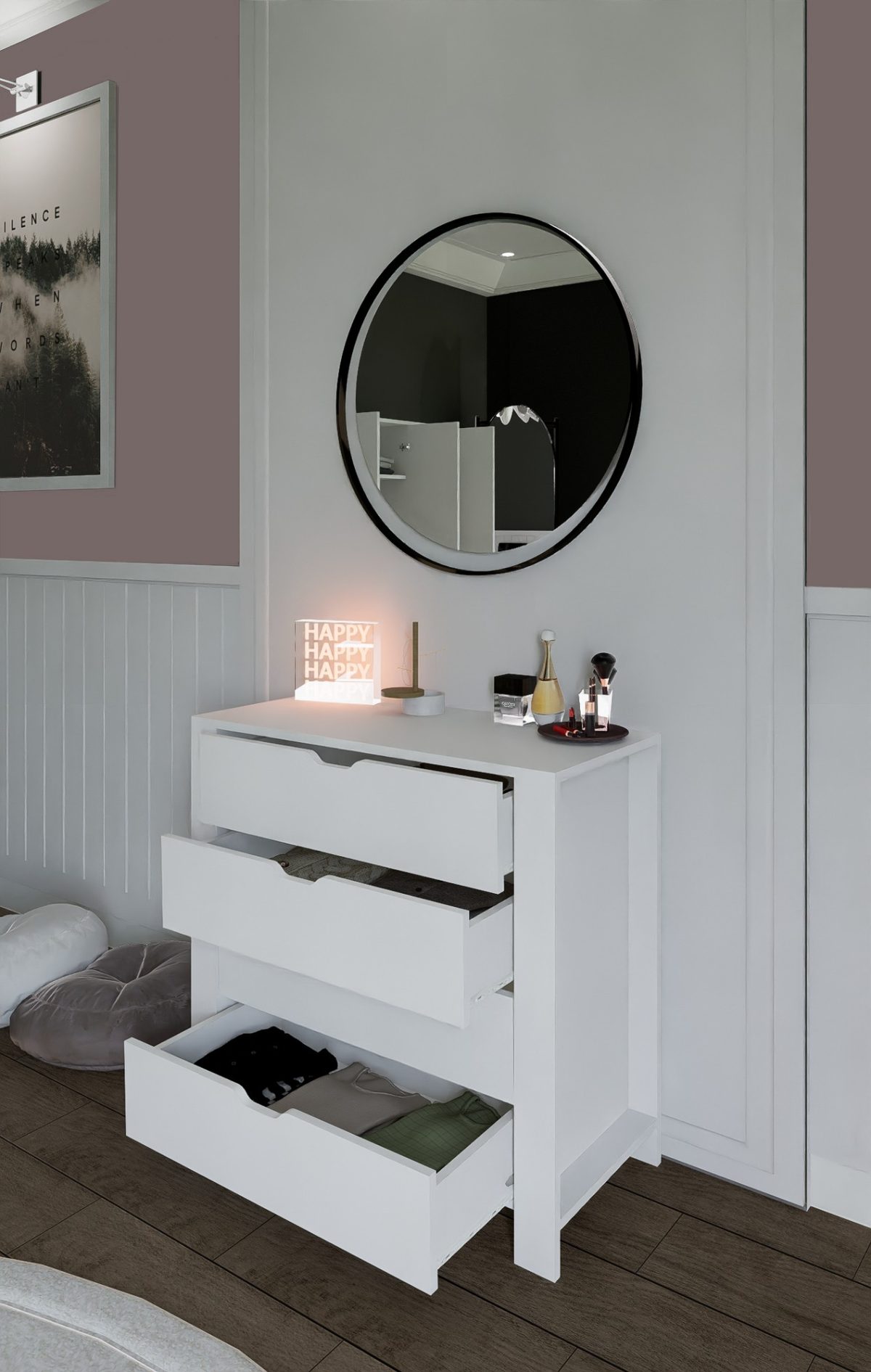 Duru 1600-31 - White – Комода - Image 4