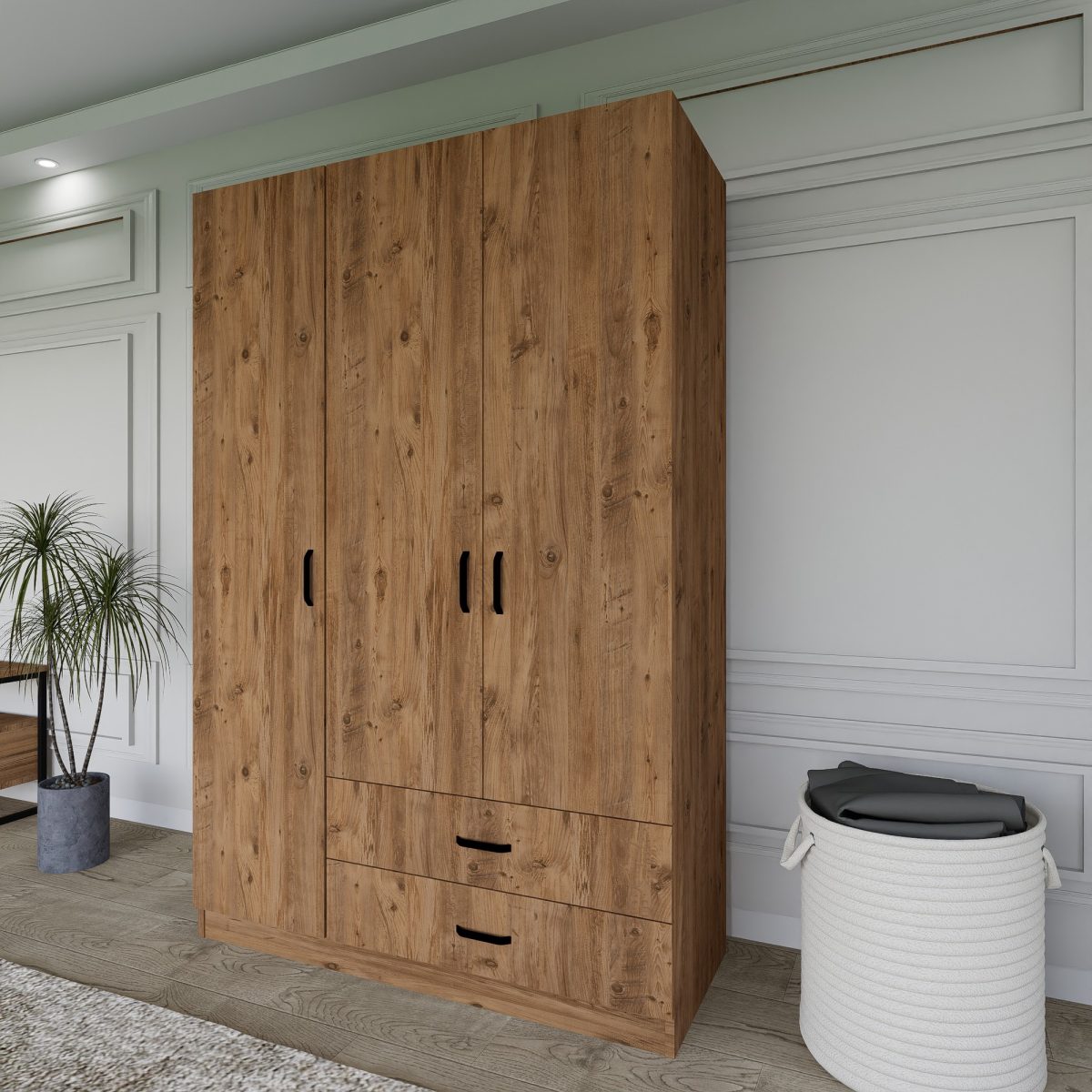 Yaman 1600-027 - Walnut – Гардеробер - Image 2