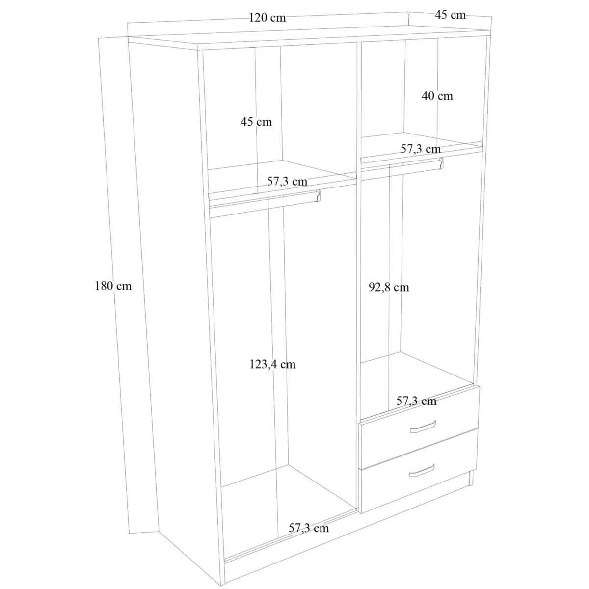 Yaman 1600-033 - White – Гардеробер - Image 8