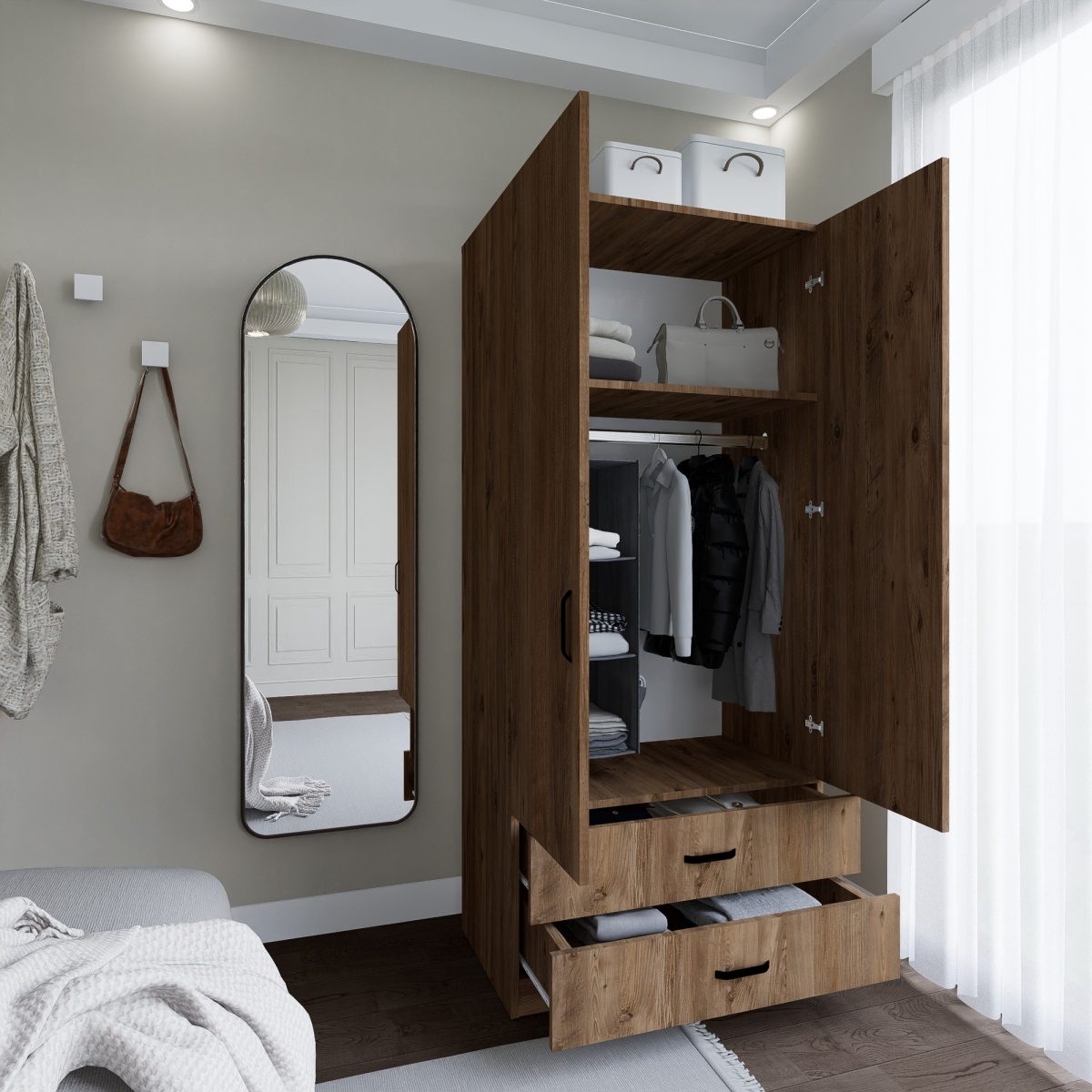 Yaman 1600-044 - Pine – Гардеробер - Image 6