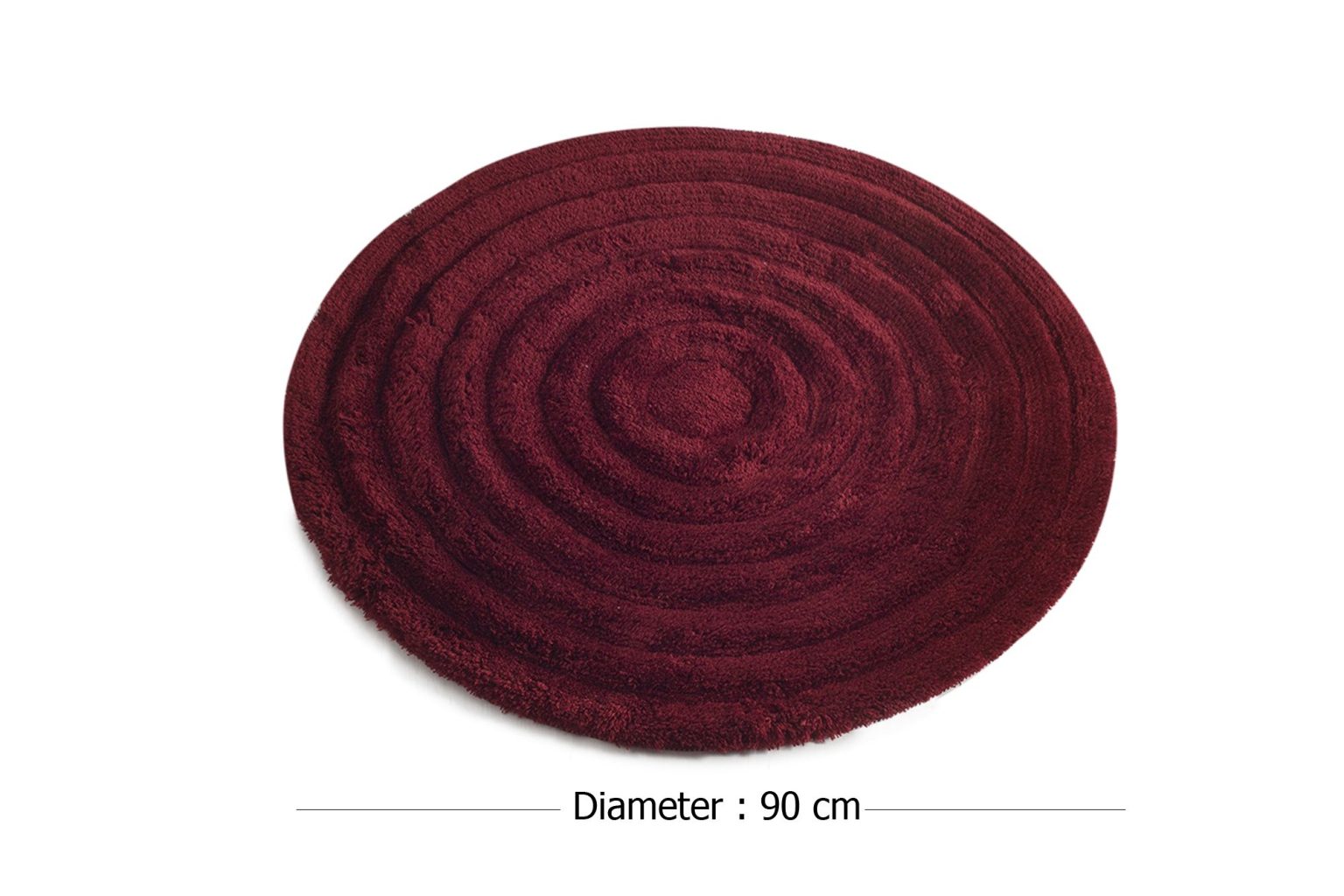 Round - Red – Акрилен патосник за бања - Image 4