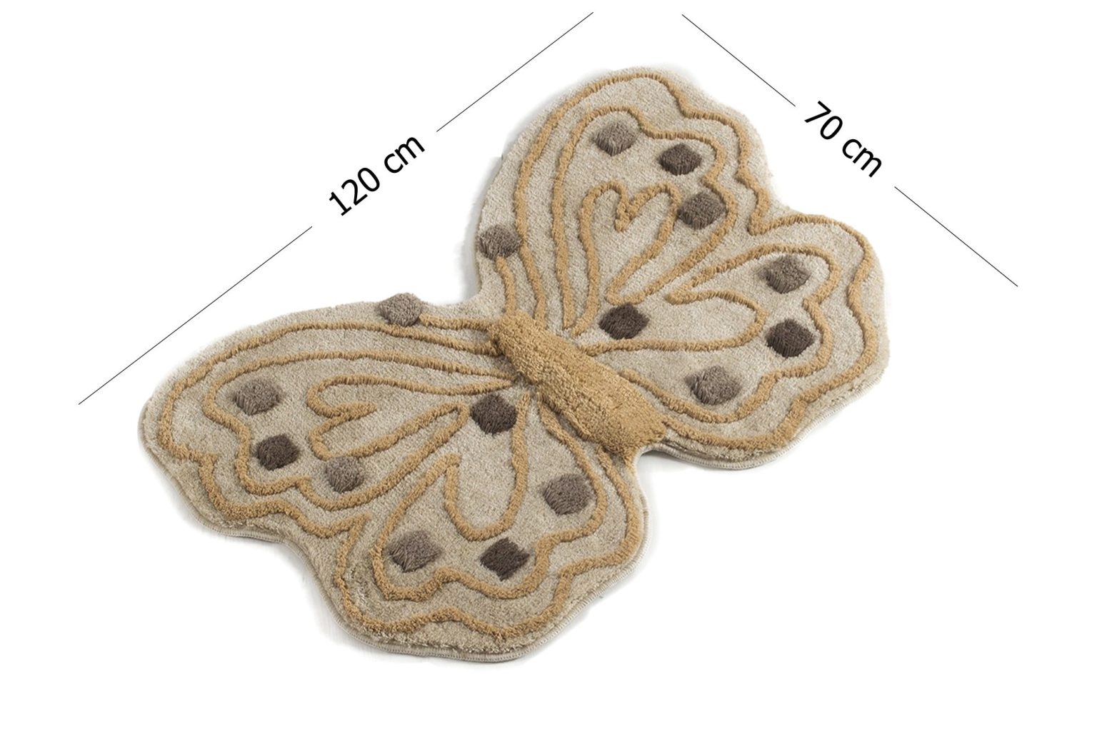 Kelebek - Brown – Акрилен патосник за бања - Image 4