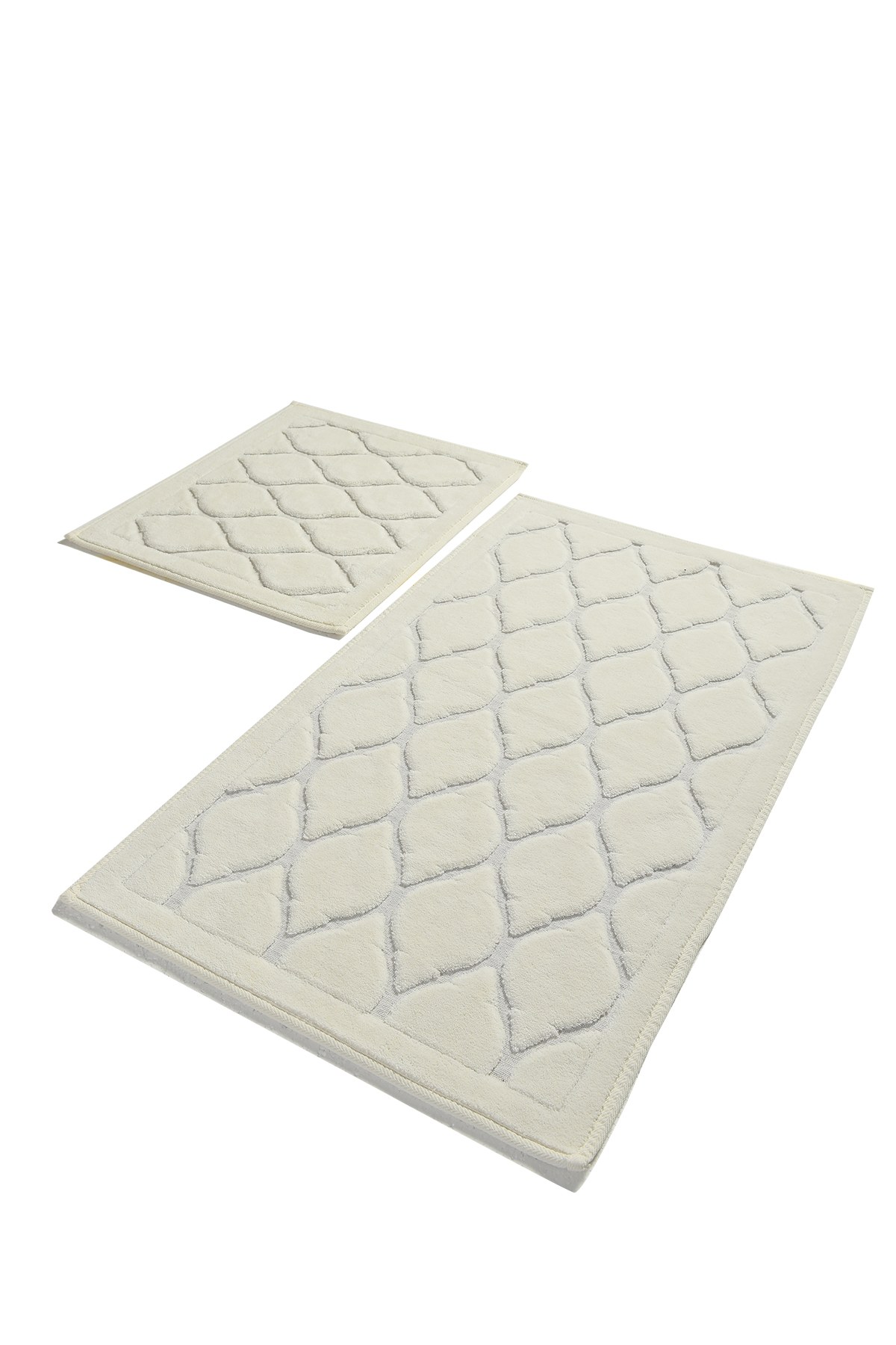 351ALS213820-201.jpg Dante - Ecru – Патосници за бања (2 парчиња) - Image 1