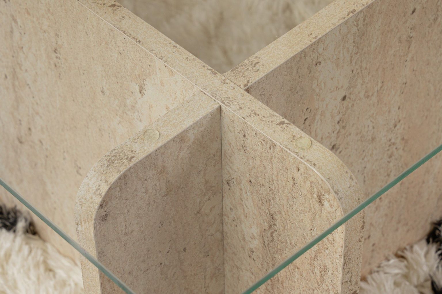 Flavio - Travertine – Маса за кафе - Image 4