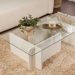 Flavio - Wooden White – Маса за кафе