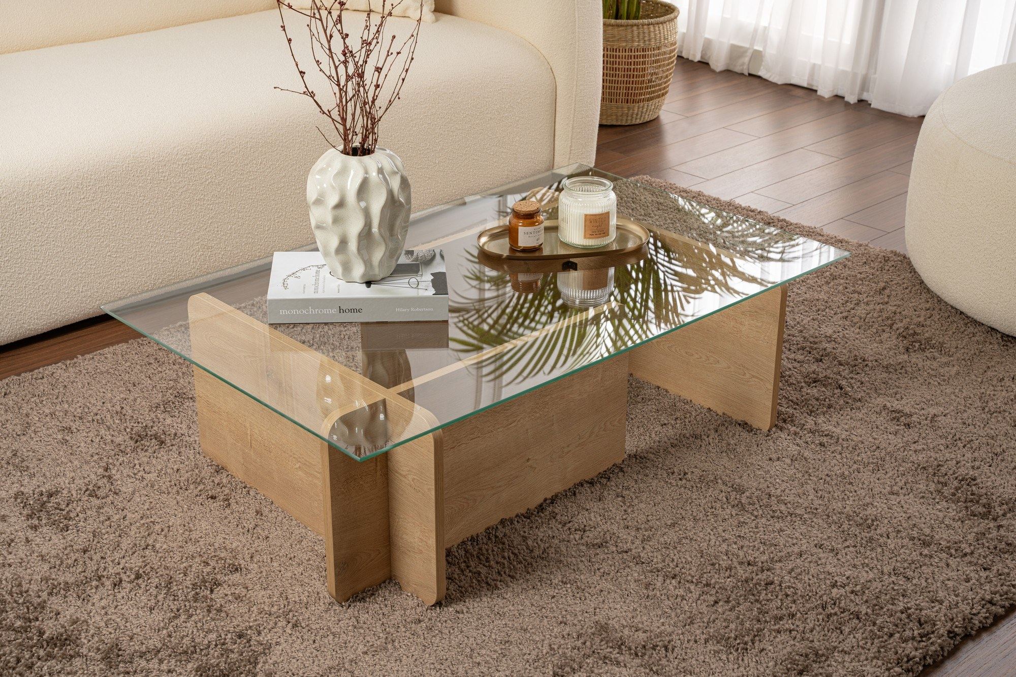 353NRD111620-201.jpg Flavio - Honey Oak – Маса за кафе - Image 1