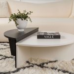 Orion - Wood White, Wood Black – Маса за кафе