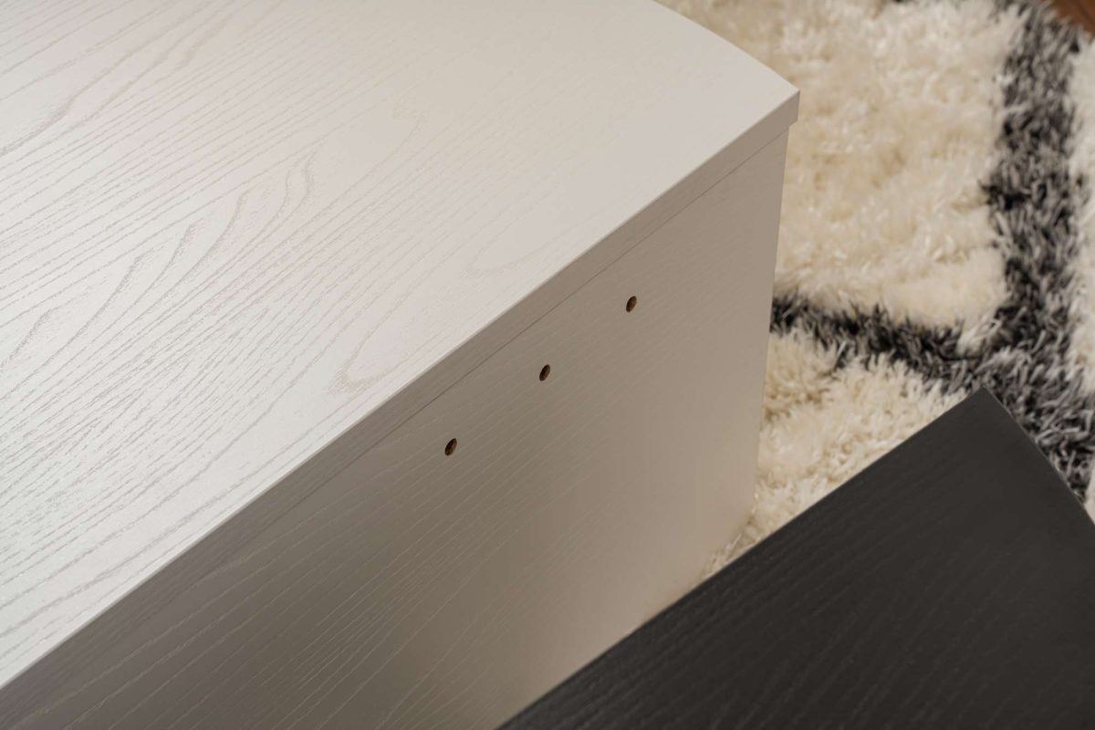 Orion - Wood White, Wood Black – Маса за кафе - Image 7