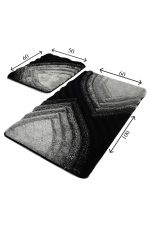 Stella - Anthracite – Патосници за бања (2 парчиња) - Image 3