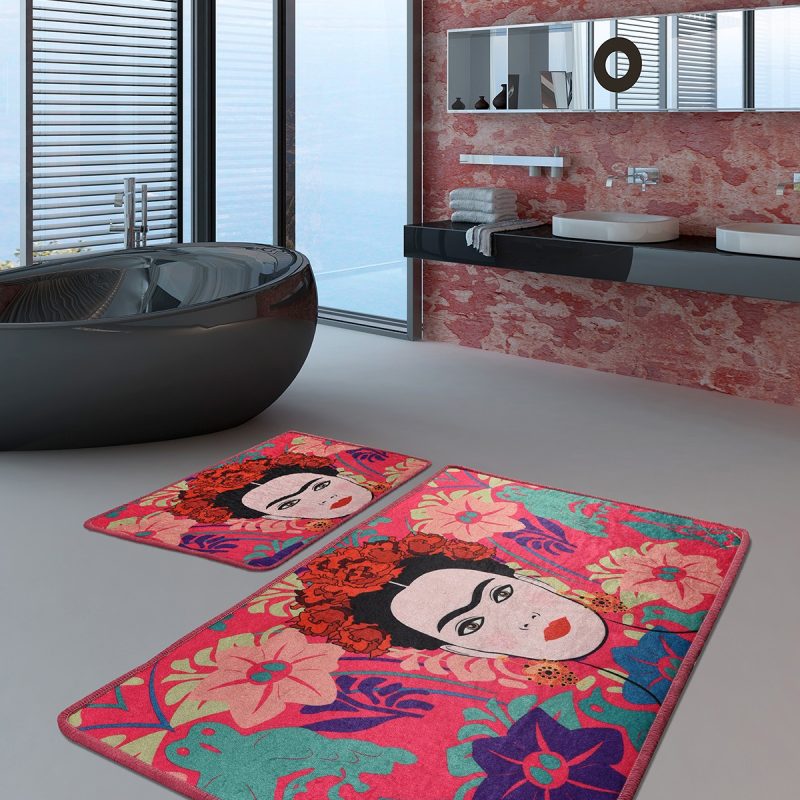 Frida - Pink – Патосници за бања (2 парчиња)