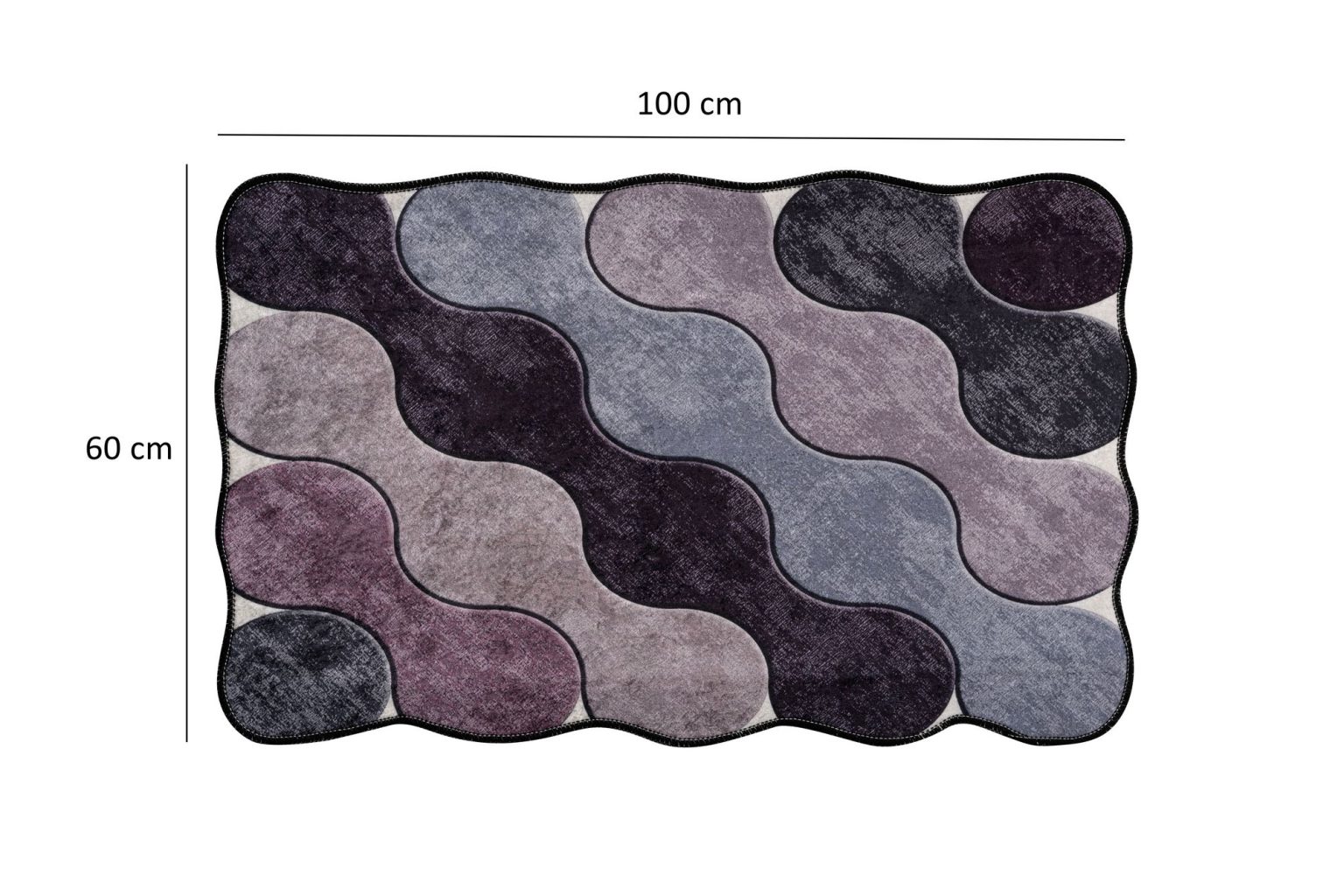 Circle - Purple – Патосници за бања (2 парчиња) - Image 3