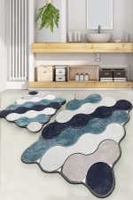 Circle - Blue – Патосници за бања (2 парчиња)