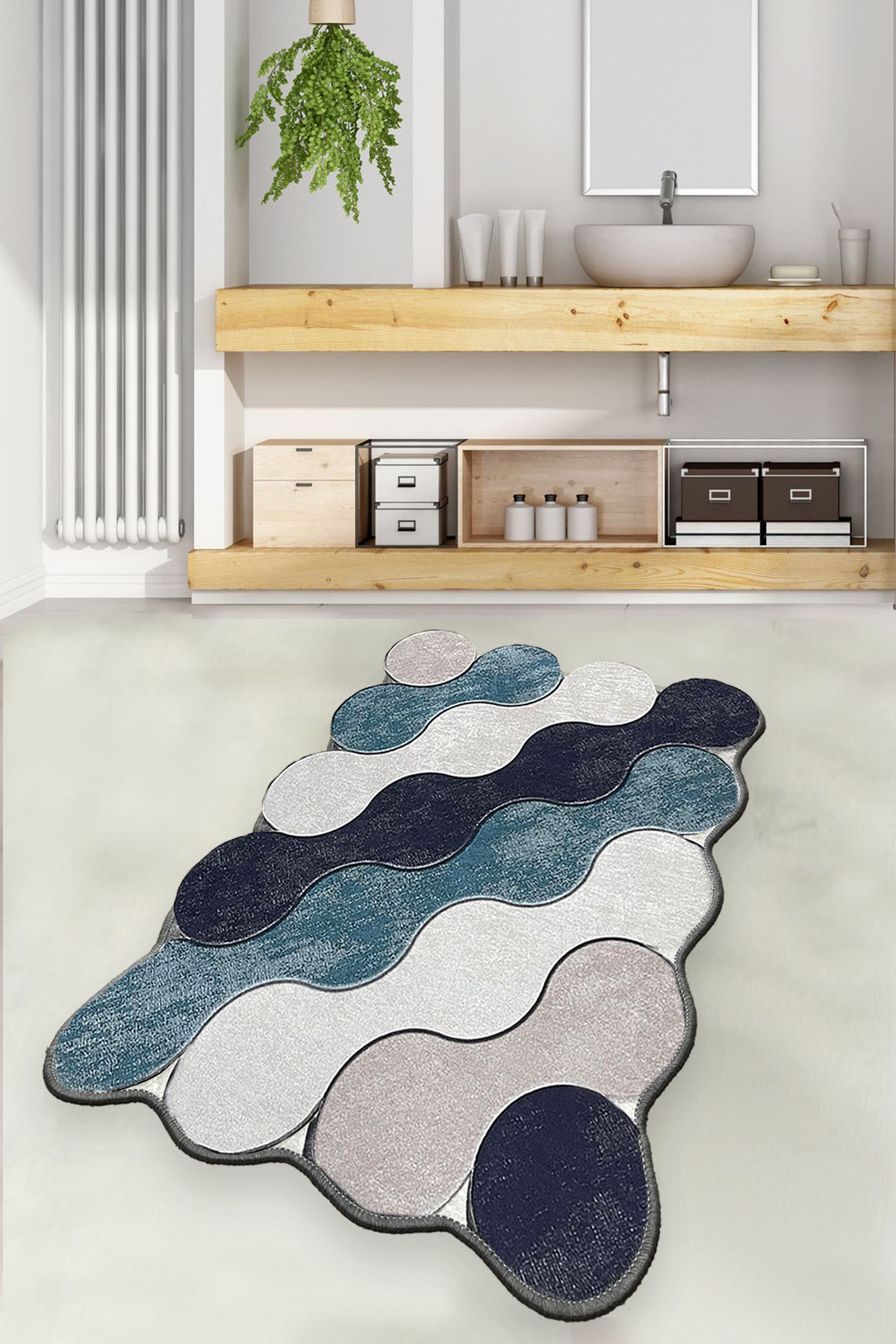 359CHL257220-201.jpg Circle - Blue – Нелизгачки теписон за бања - Image 1