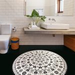 Venice - Black (100) – Нелизгачки теписон за бања