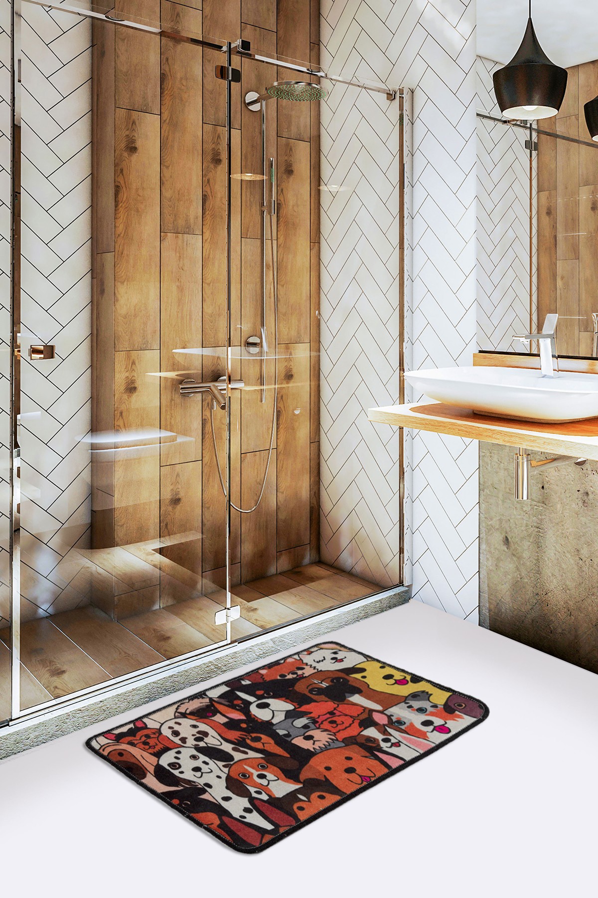 359CHL416820-201.jpg Dogs (40 x 60) – Нелизгачки теписон за бања - Image 1