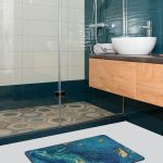 Marbling (40 X 60) – Нелизгачки теписон за бања