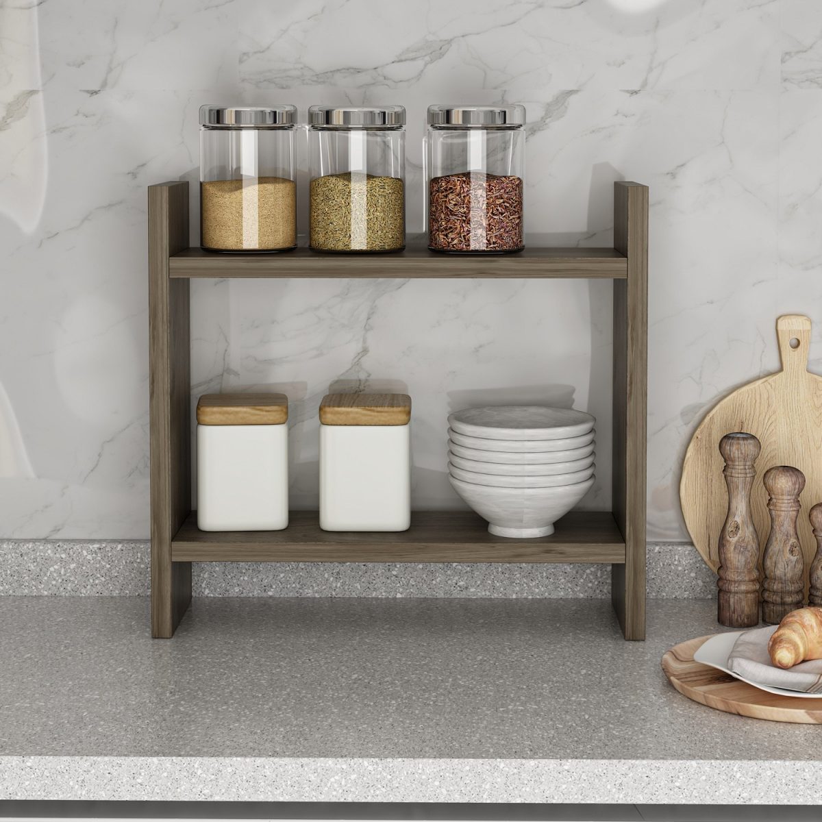 Denver - Walnut – Кујнска полица - Image 2