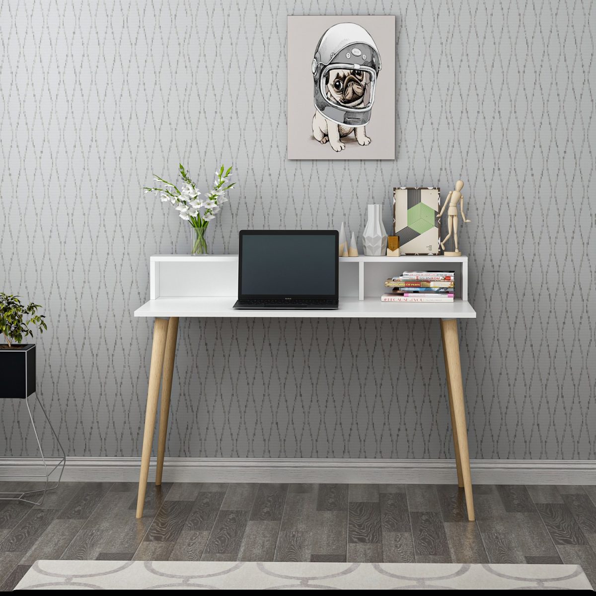 Ronas 120 - White – Канцелариско биро - Image 2