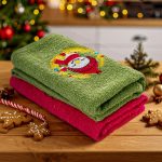 Xmas - Red, Green – Комплет пешкири за перење (2 парчиња)